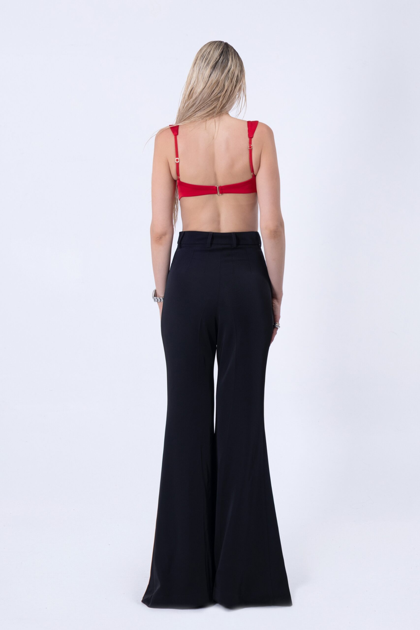 Iconic Flare Trousers – Black – 4