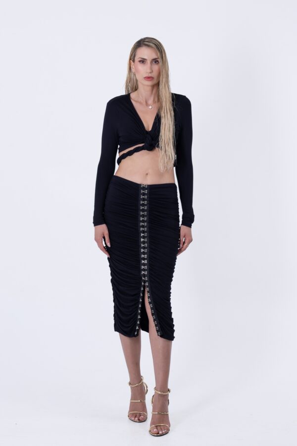 KNOT & Ruche Skirt
